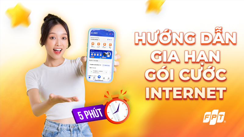 Cách gia hạn gói cước Internet FPT khi quá hạn thanh toán