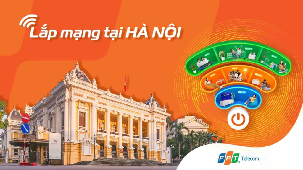 Lắp Wifi FPT Hà Nội - Tặng Modem Wifi 6, lắp nhanh 24h