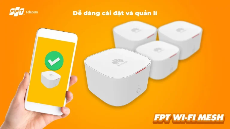Gói cước Wifi Mesh FPT “xịn sò” cho Gia Đình