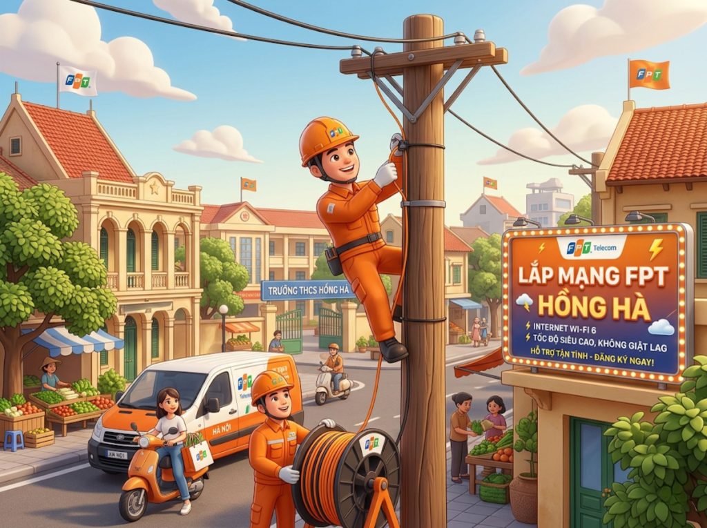 Lắp mạng Hồng Hà và dịch vụ lắp mạng tại phường Hồng Hà: Hướng dẫn chi tiết