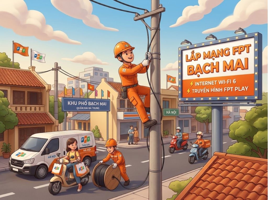 Lắp mạng Bạch Mai: Giải pháp internet nhanh, ổn định cho gia đình và doanh nghiệp