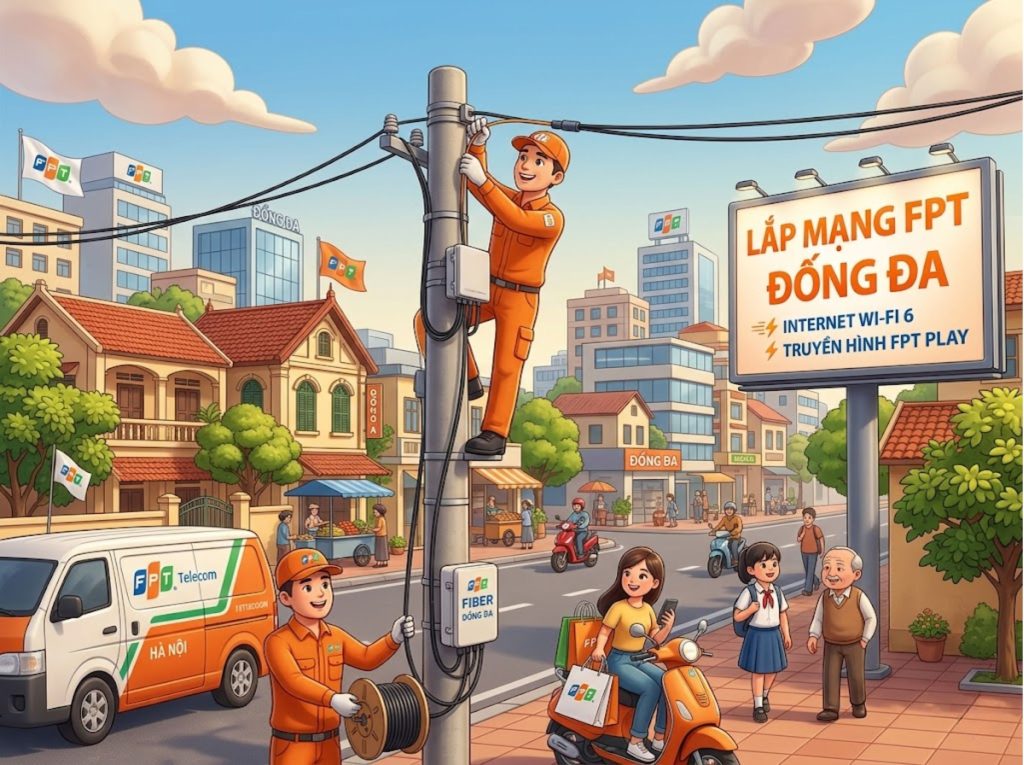 Lắp Mạng FPT Đống Đa: Giải Pháp Internet Nhanh Chóng và Tiện Lợi