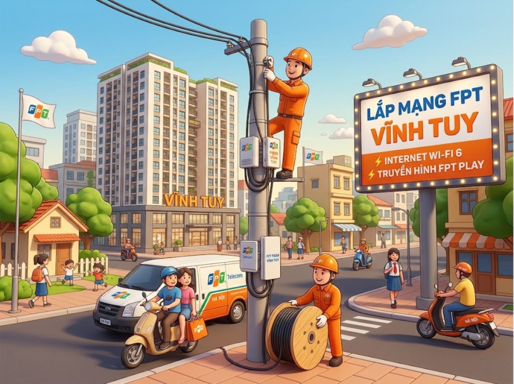 Lắp mạng Vĩnh Tuy, Lắp truyền hình Vĩnh Tuy: Giải pháp kết nối tối ưu