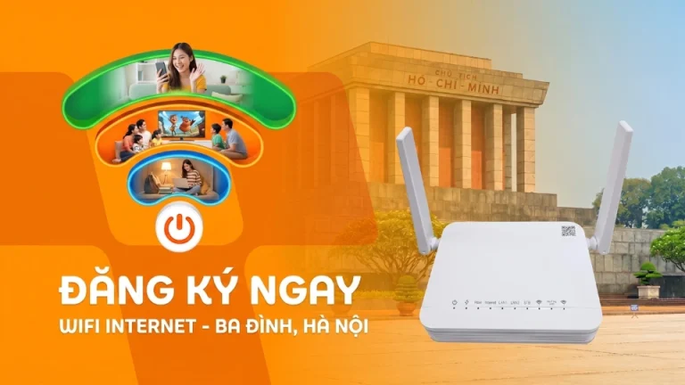 Lắp Mạng Ba Đình: Wifi 6, tốc độ cao đường truyền ổn định