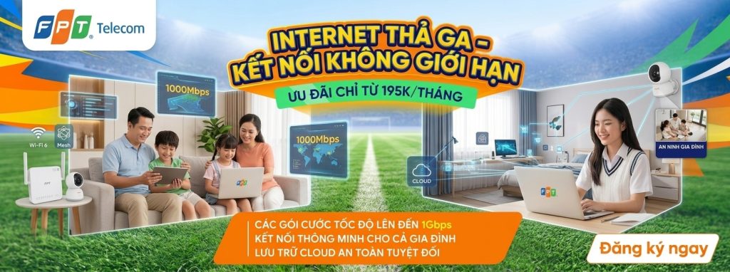 Lắp Mạng WiFi FPT Tốc Độ Cao – Giải Pháp Internet Ổn Định Cho Mọi Gia Đình